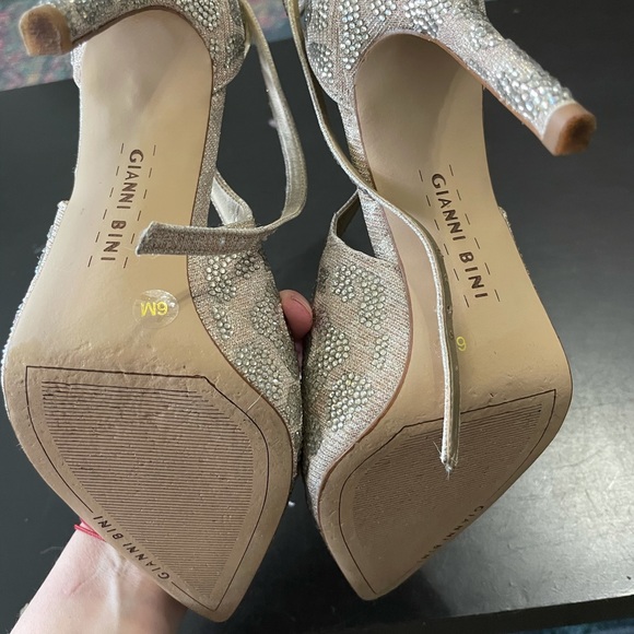 Rhinestone leopard nude stiletto - Picture 3 of 3